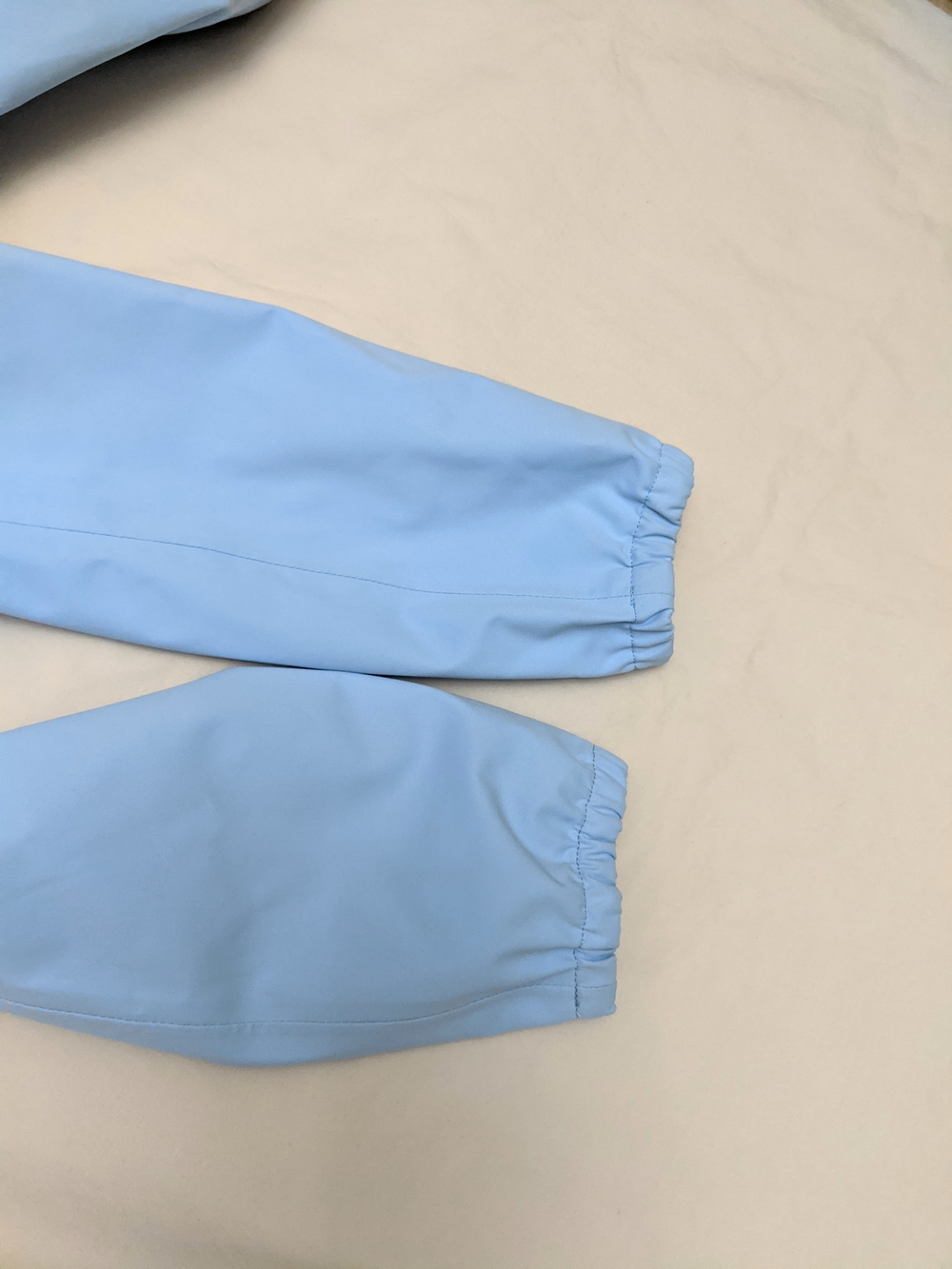 Athleta Girls Light Blue Ready To Rain Jacket Size M 8-10 - Picture 8 of 11